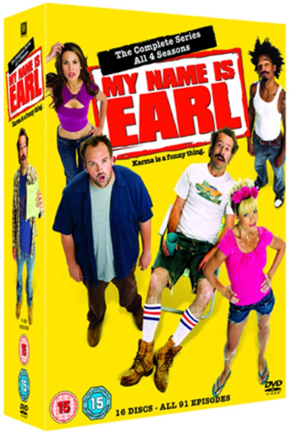 My Name Is Earl Seasons 14 DVD Free shipping over £20 HMV Store