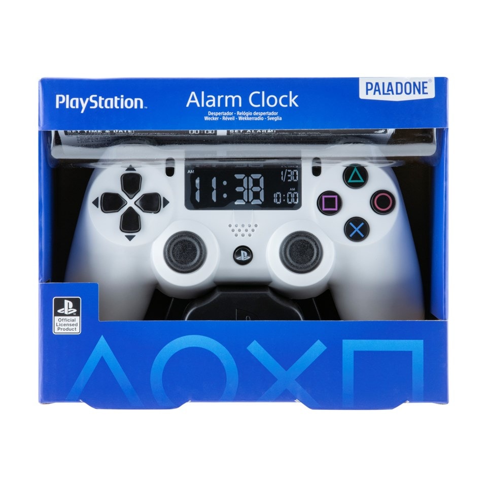 Playstation White Controller Alarm Clock Homeware Free shipping