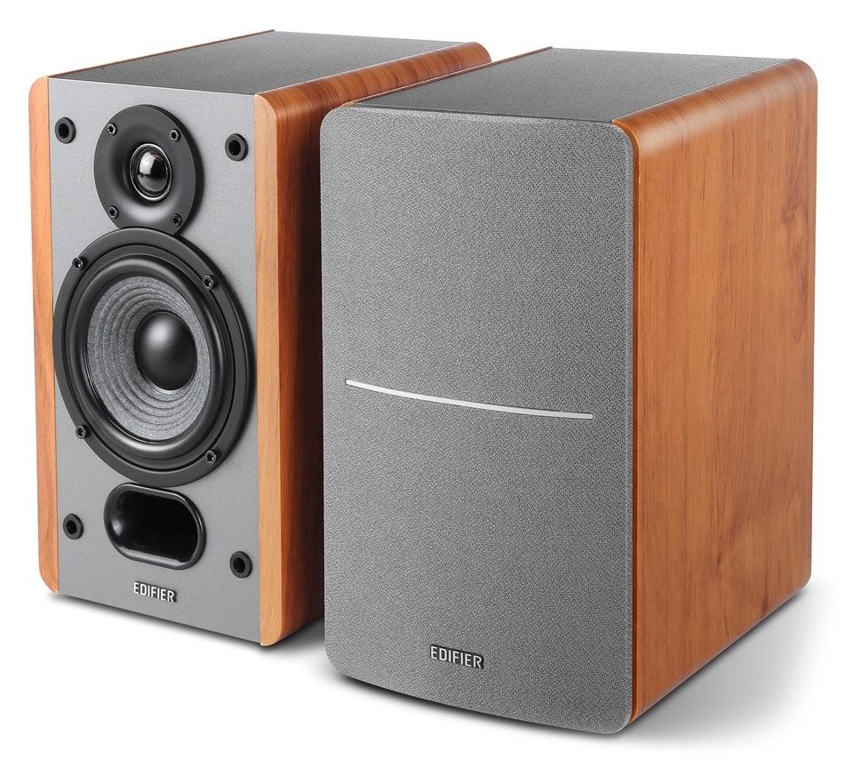 Edifier P12 2.0 Brown Passive Bookshelf Speakers Speakers Free