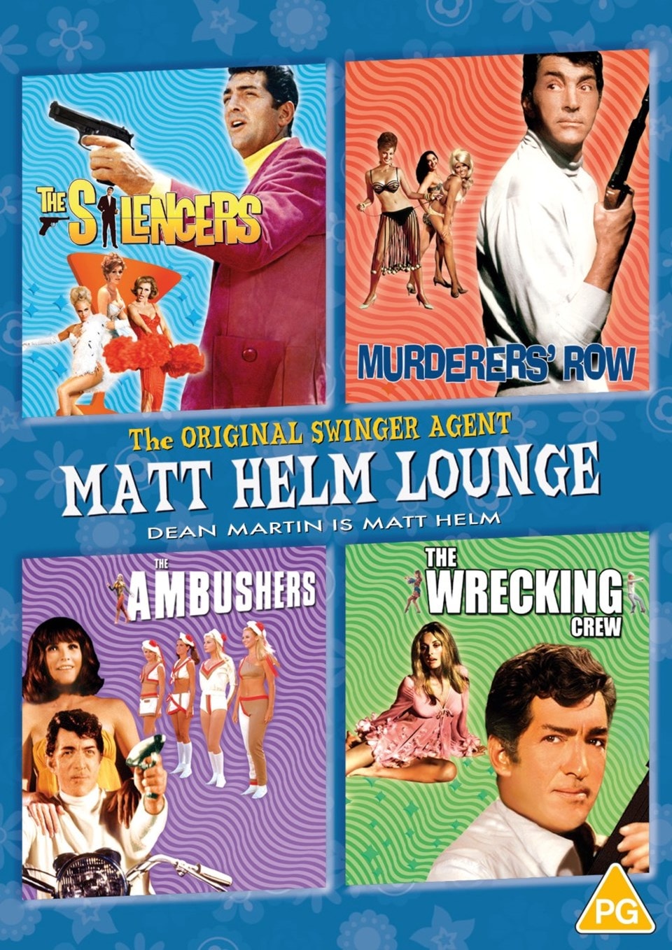 Matt Helm Lounge The Silencers/Murderers' Row/The Ambushers/ DVD Box Set Free shipping over