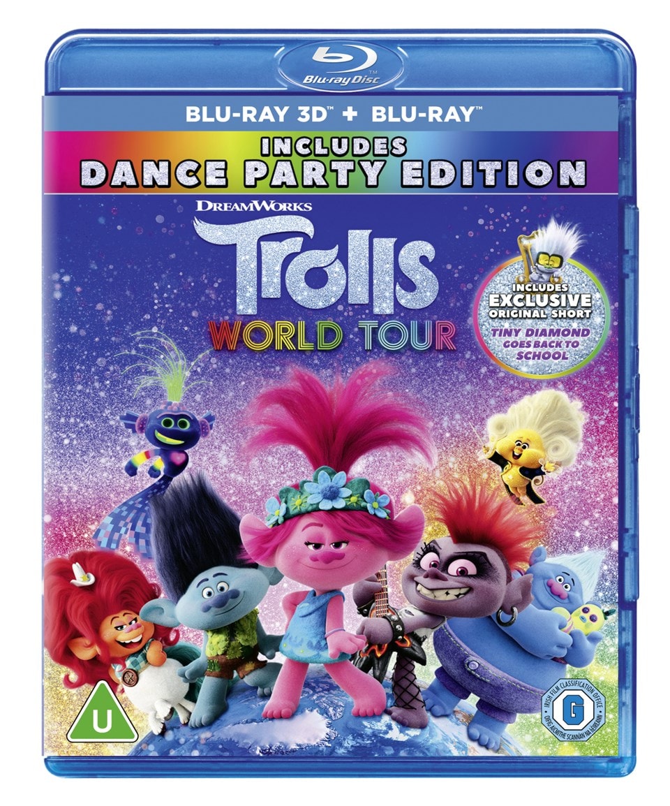 Trolls World Tour | Blu-ray 3D | Free shipping over £20 | HMV Store