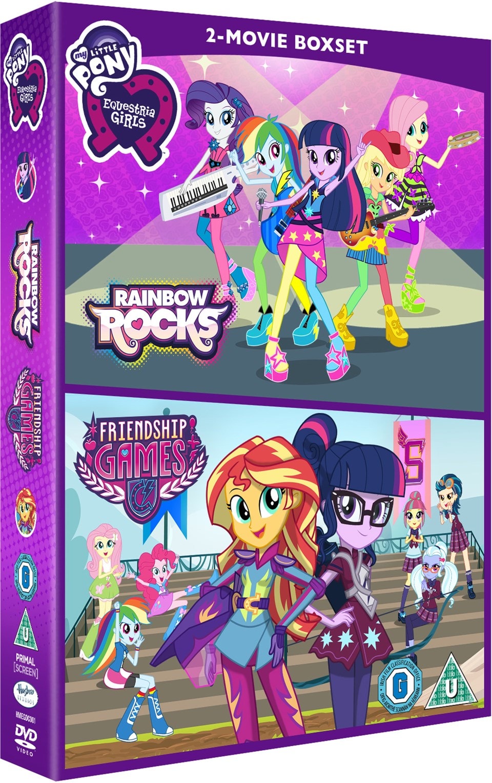 My Little Pony: Equestria Girls - Rainbow Rocks/Friendship Games | DVD ...