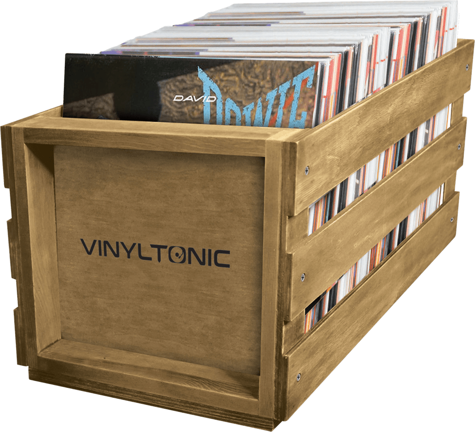 Vinyl Tonic Wood LP Crate 50 Lps Vinyl Accessories Free shipping