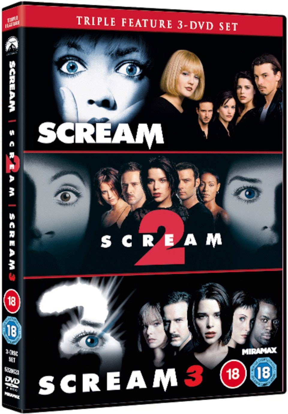 Scream Trilogy Dvd Box Set Free Shipping Over Hmv Store