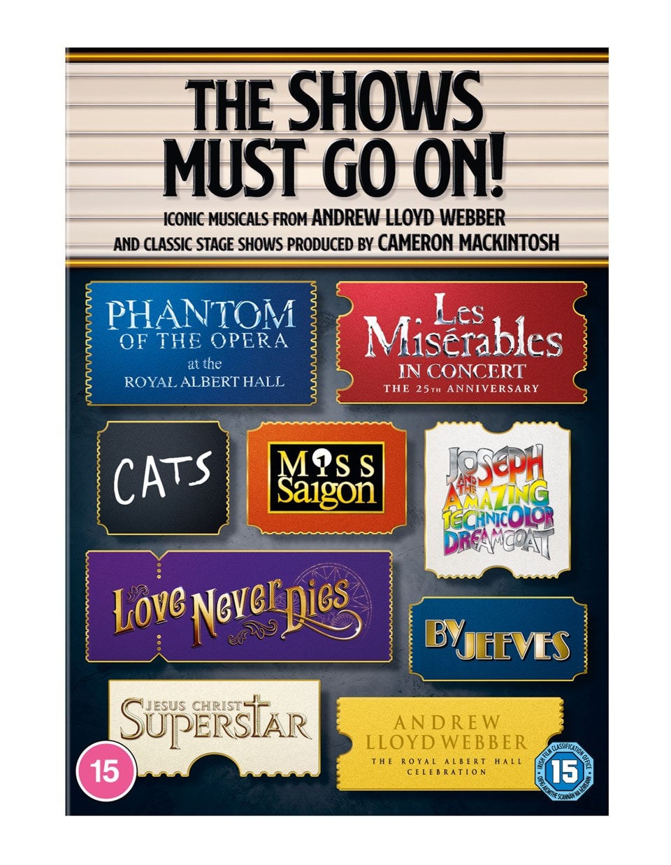 The Shows Must Go On! Ultimate Musicals Collection | DVD Box Set | Free ...