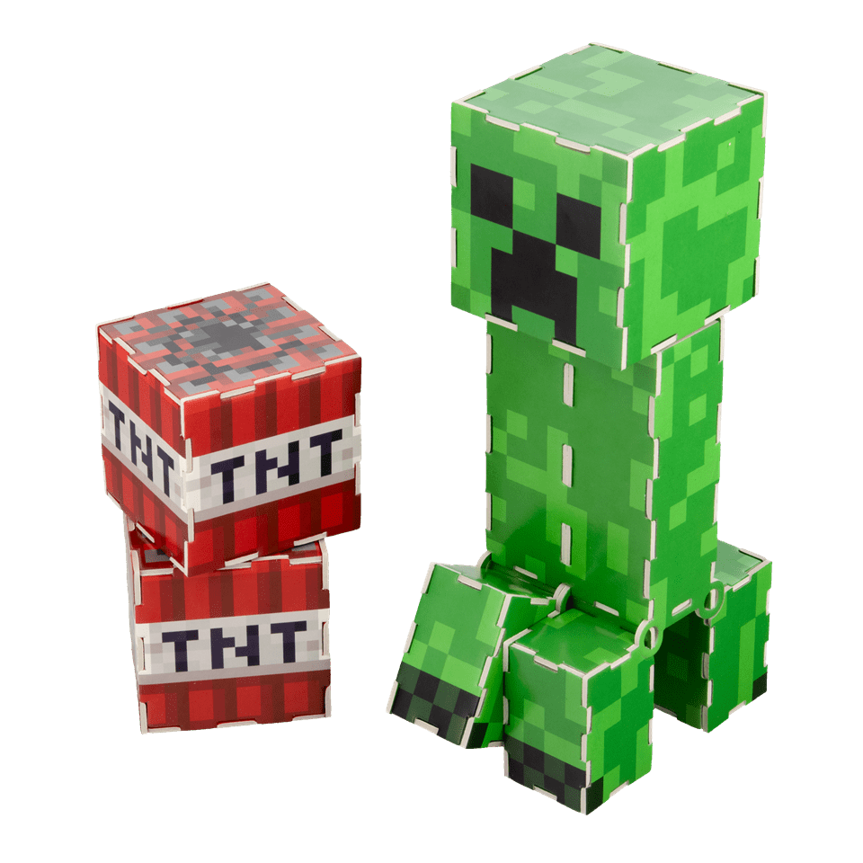 Creeper Minecraft Construction Kit | Construction Kit | Free shipping ...