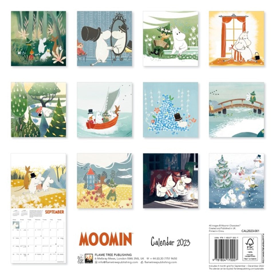 Moomin 2023 Calendar | Calendar | Free shipping over £20 | HMV Store