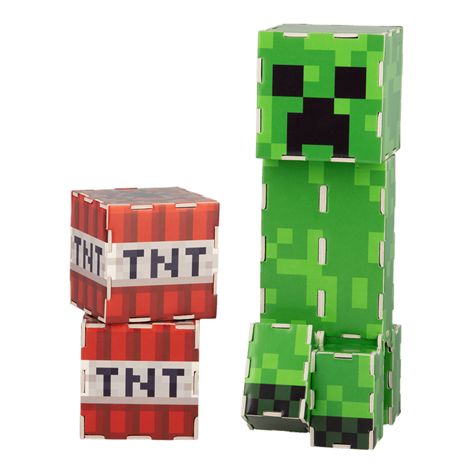 Creeper Minecraft Construction Kit | Construction Kit | Free shipping ...