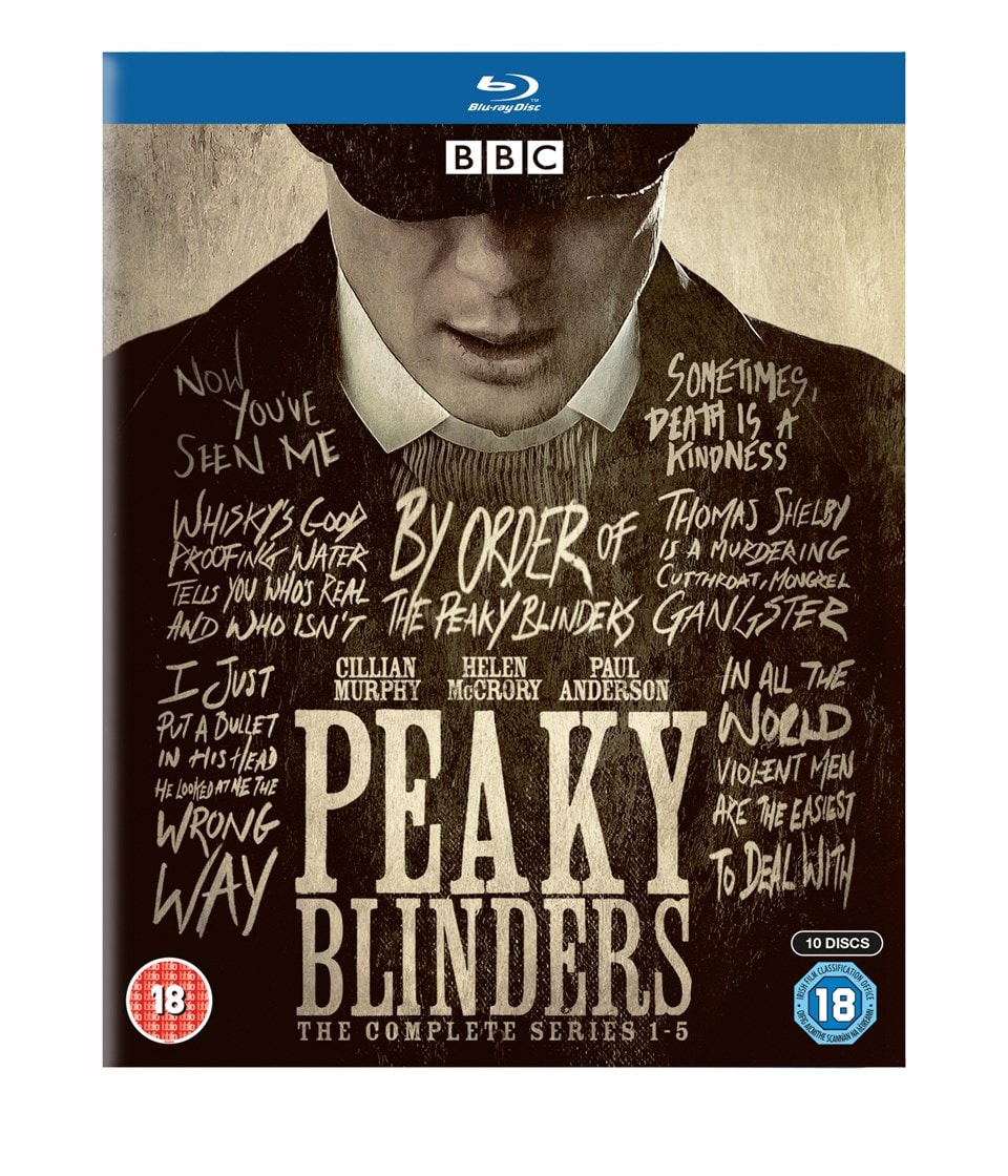 Peaky Blinders The Complete Series 1 5 Blu Ray Box Set Free Shipping Over £20 Hmv Store 
