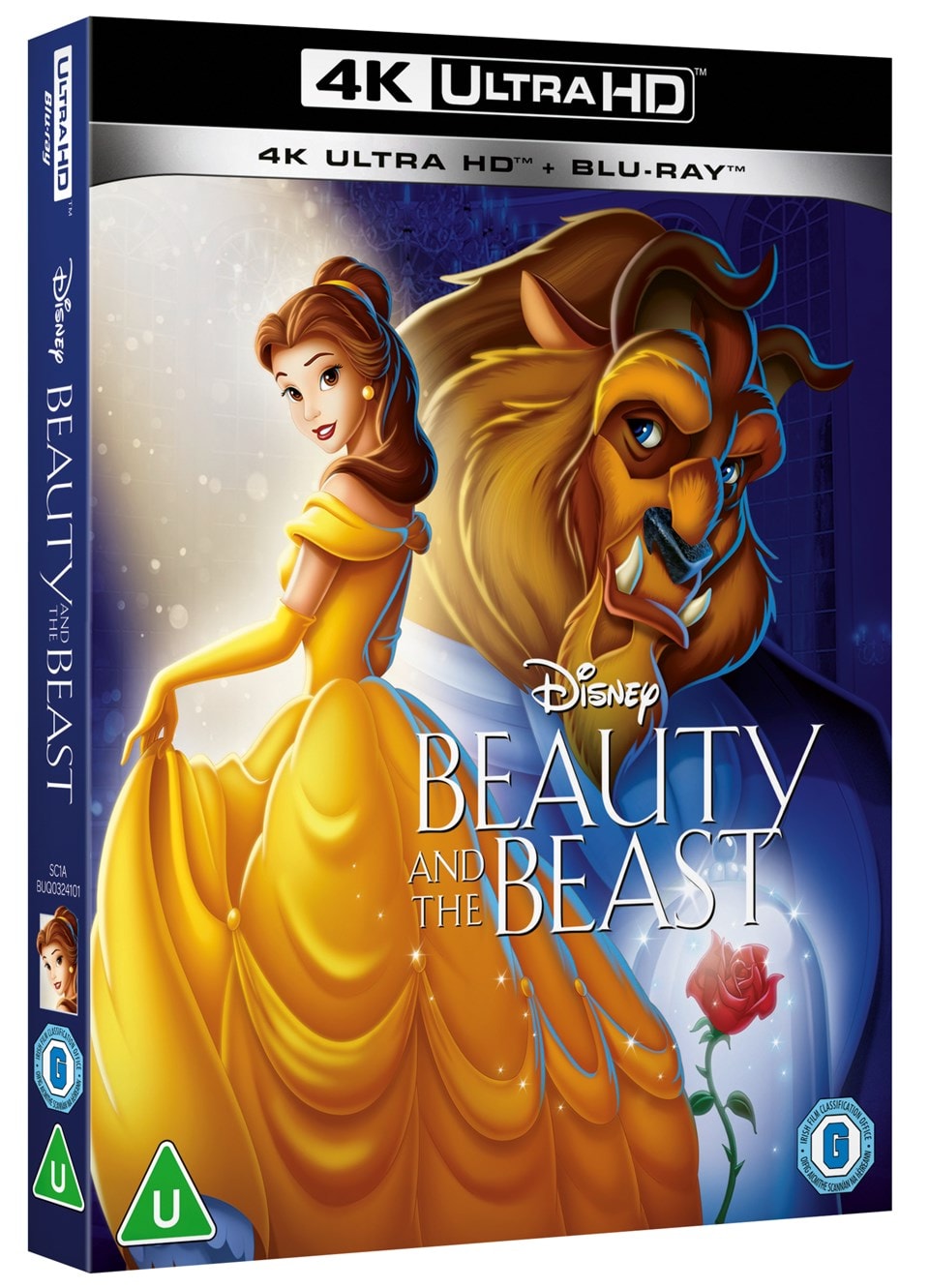 Beauty and the Beast (Disney) 4K Ultra HD Bluray Free shipping