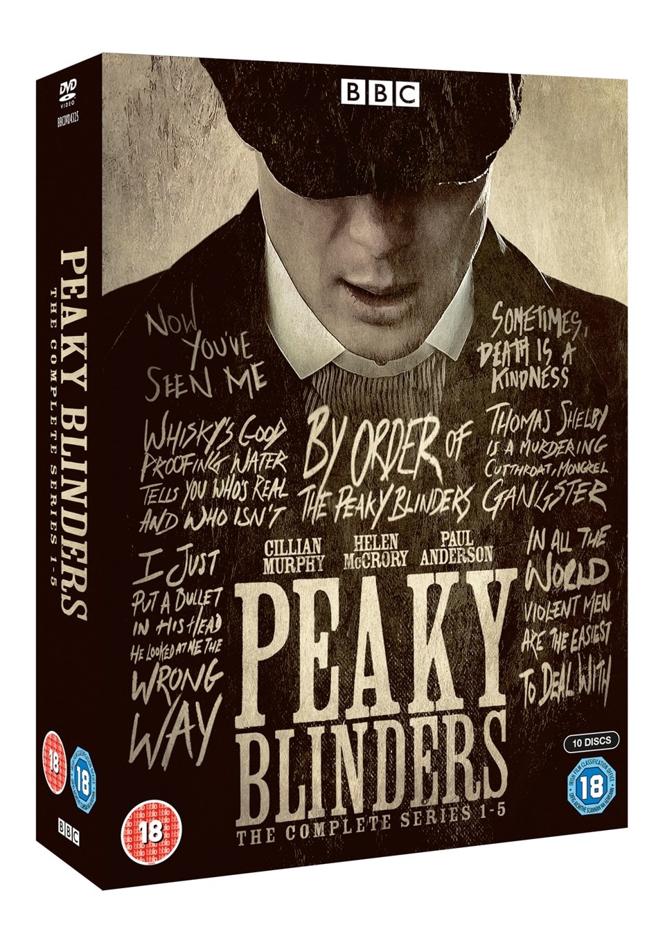 Peaky Blinders Box Set DVD Complete Series Seasons 15 Free