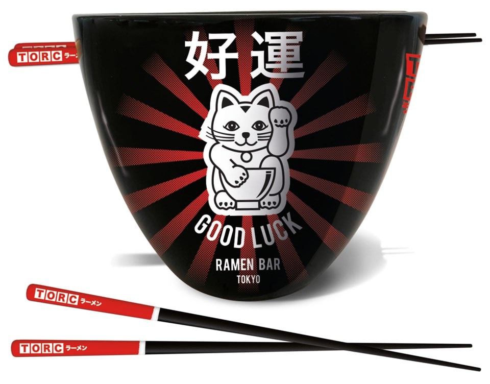 Lucky Cat Original Ramen Company Ramen Bowl Set (hmv Exclusive) Homeware Free shipping