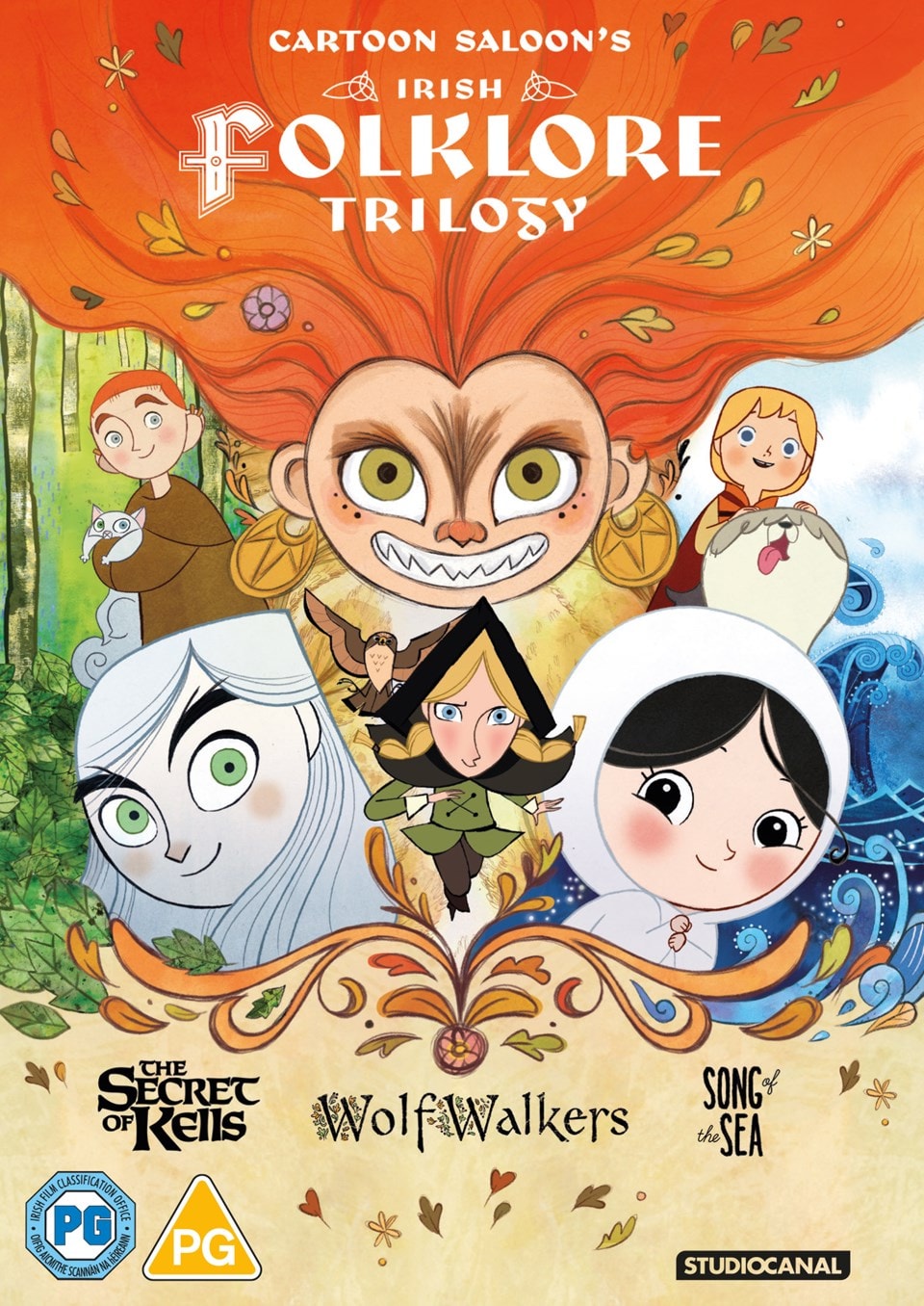 Cartoon Saloon's Irish Folklore Trilogy DVD Box Set Free shipping