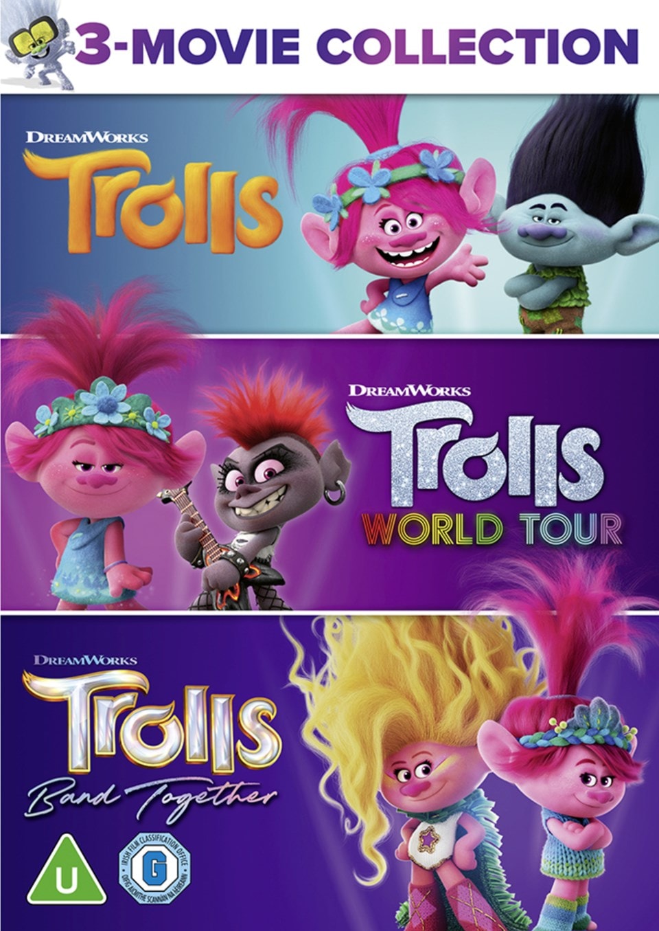 Trolls: 3-movie Collection | DVD Box Set | Free shipping over £20 | HMV ...