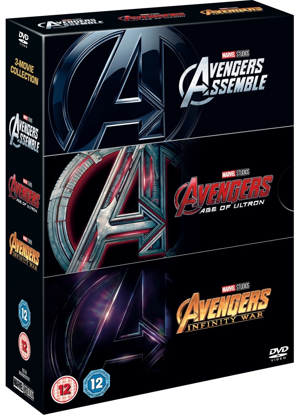 Avengers: 3-movie Collection | DVD Box Set | Free shipping over £20 ...