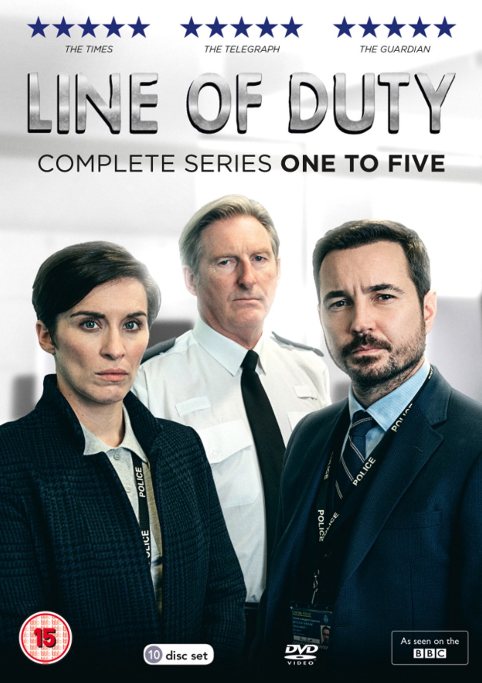 Line Of Duty Box Set Dvd Complete Season Series 1 5 Free Delivery