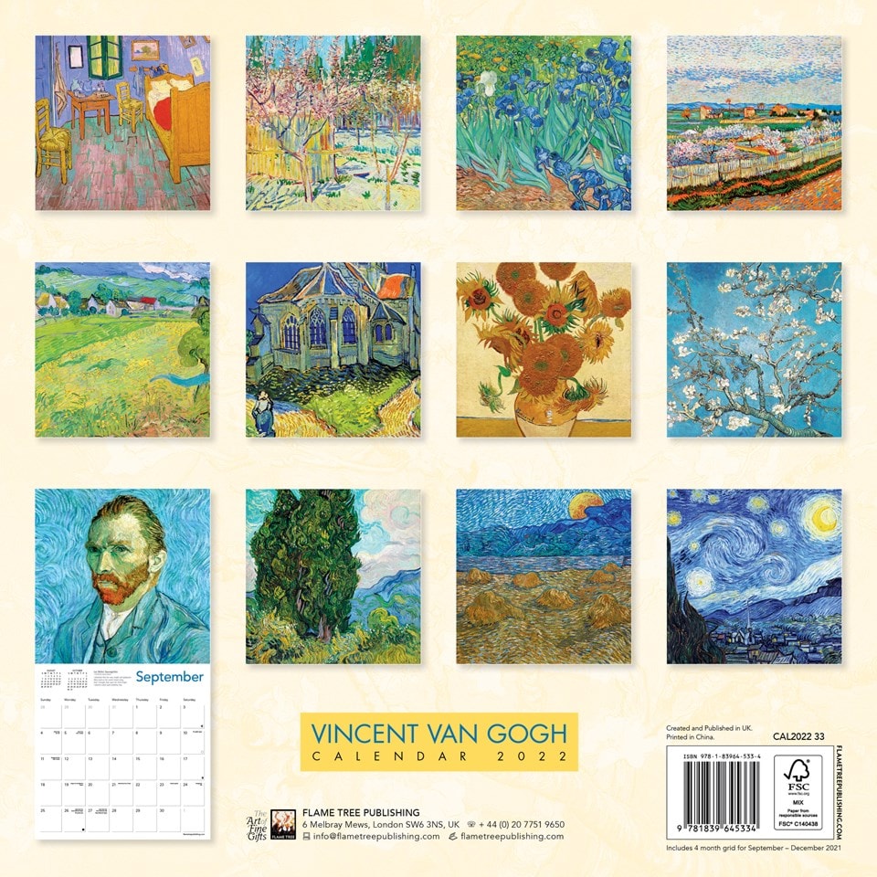 vincent-van-gogh-blooms-wall-calendar-2024-art-calendar-book-summary-video-official