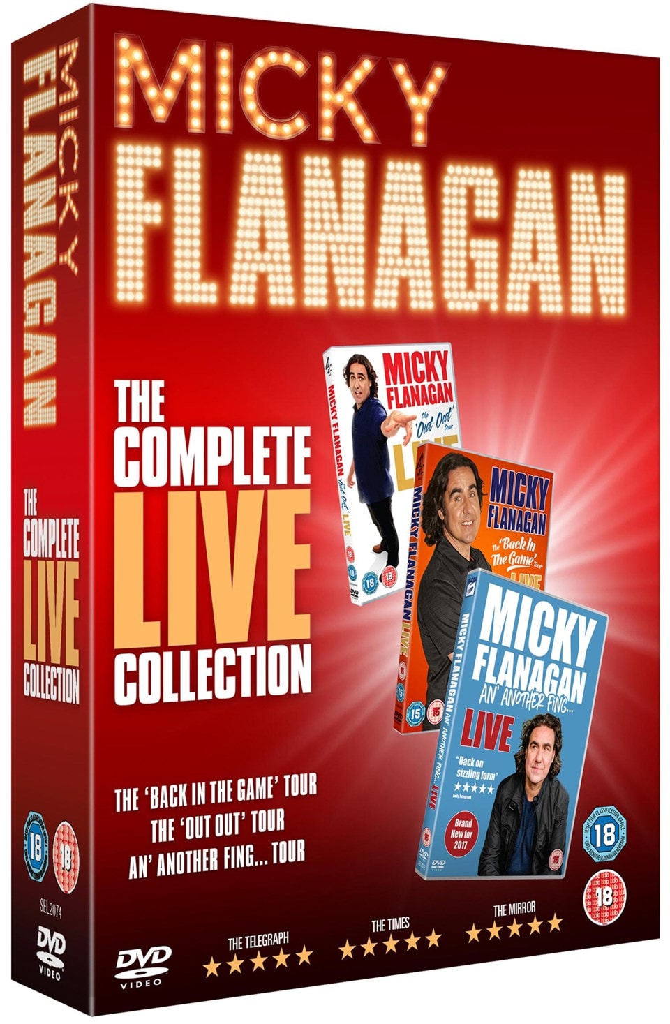 Micky Flanagan DVD Complete Live Collection Comedy Shows HMV Store