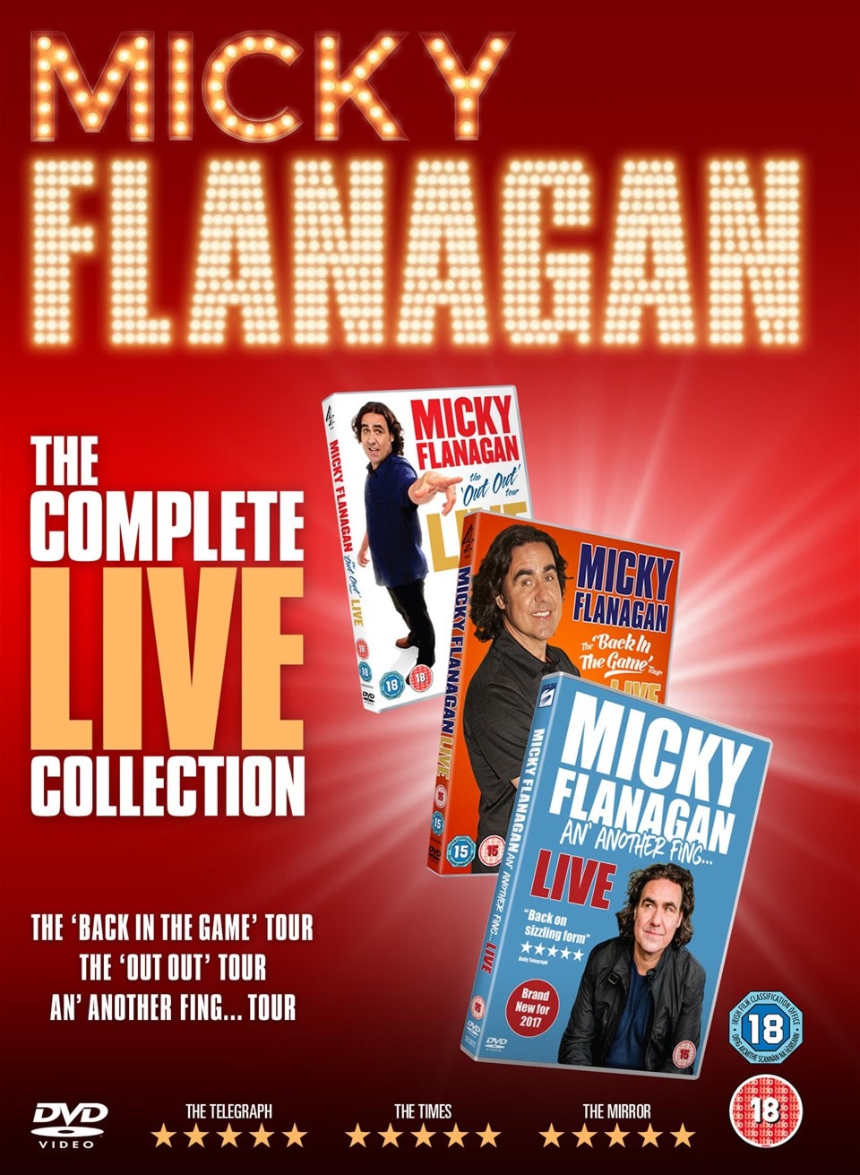 Micky Flanagan DVD Complete Live Collection Comedy Shows HMV Store