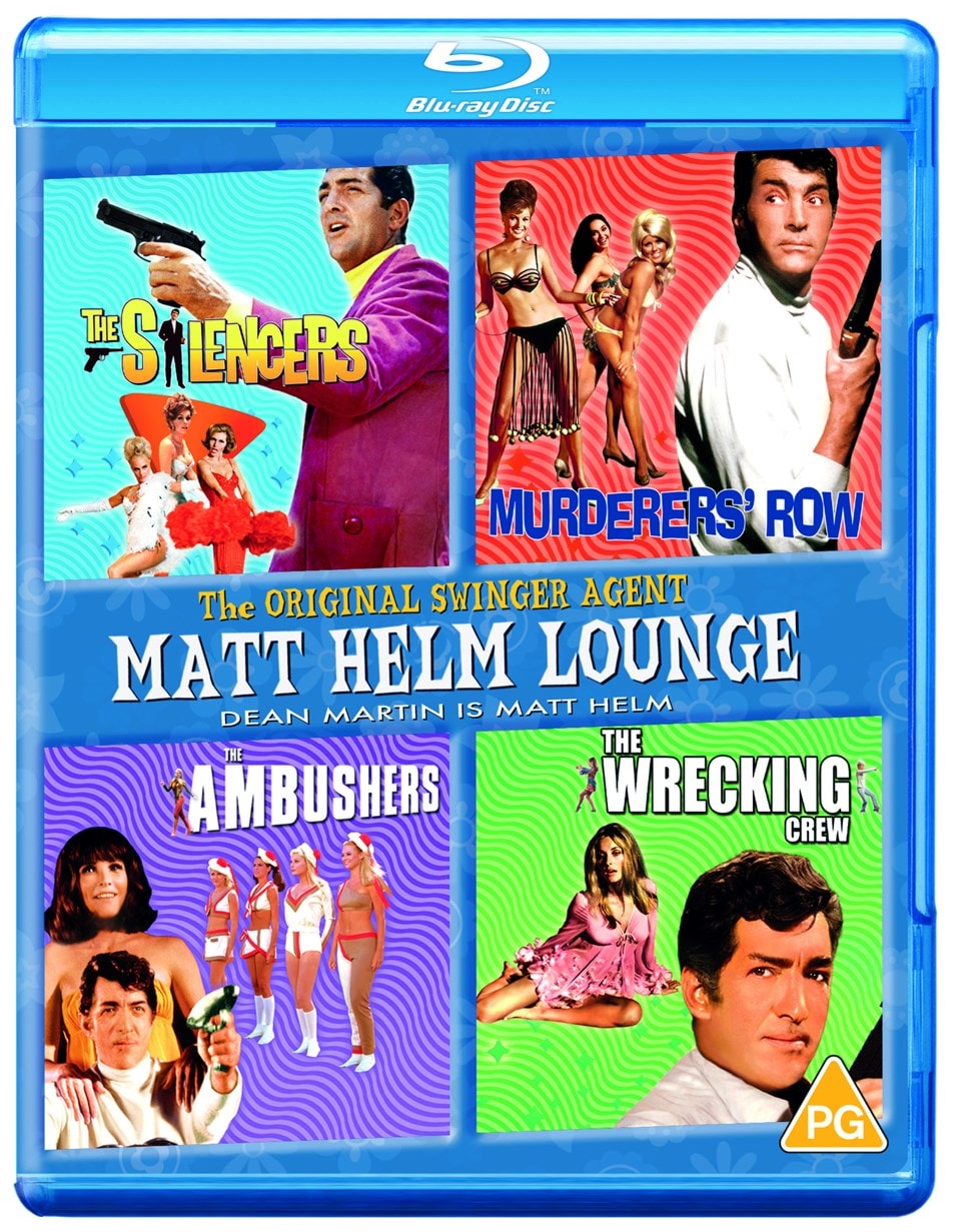 Matt Helm Lounge The Silencers/Murderers' Row/The Ambushers/ Bluray