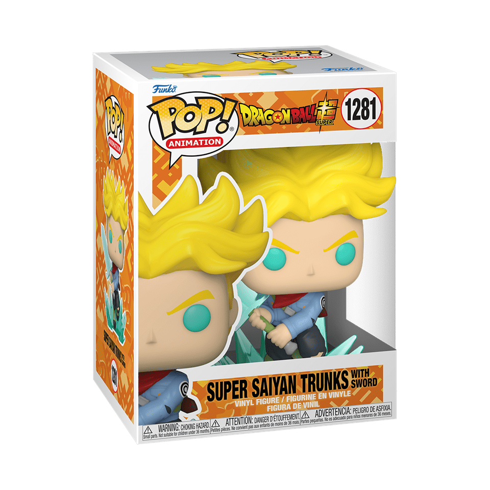 Super Saiyan Trunks With Sword 1281 Dragon Ball Super Pop Vinyl Pop 