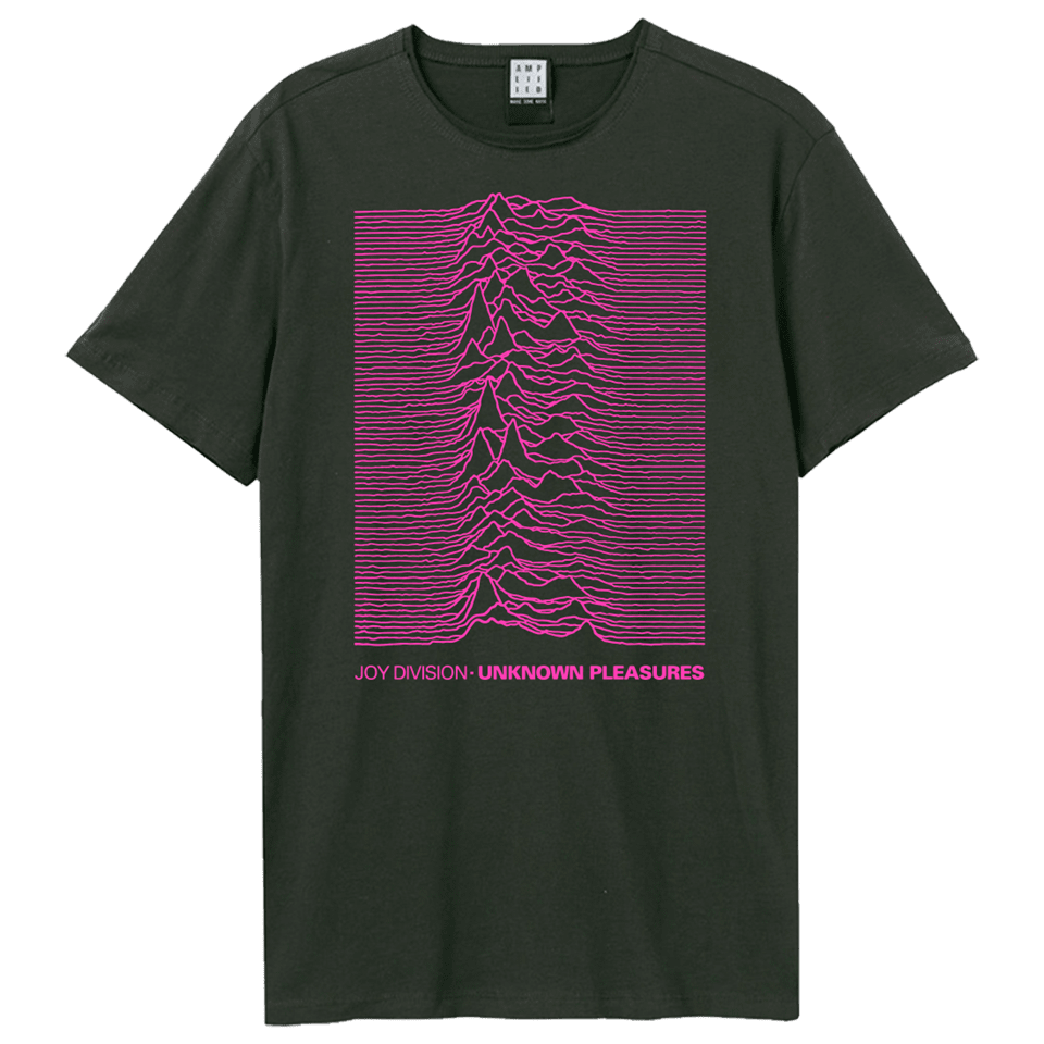 Unknown Pleasures Neon Pink Joy Division Tee | T-Shirt | Free shipping ...