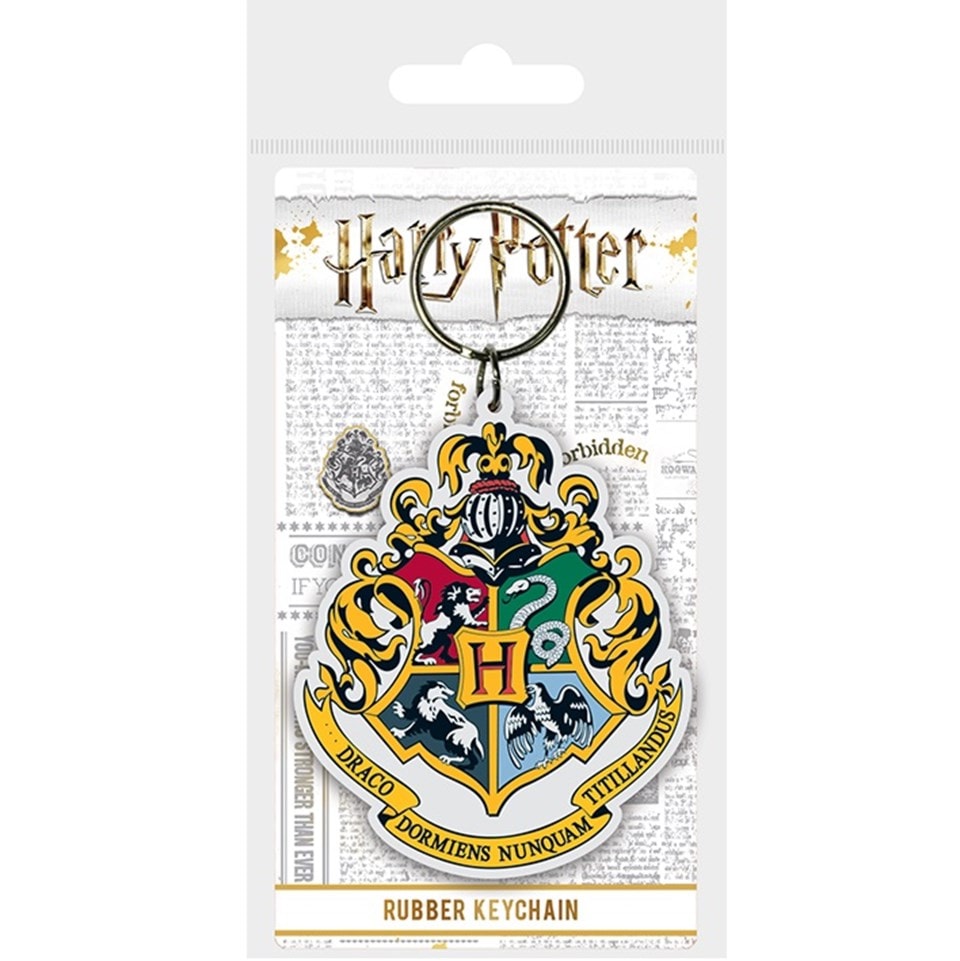 Harry Potter: Hogwarts Crest Keychain | Keyring | Free shipping over £ ...