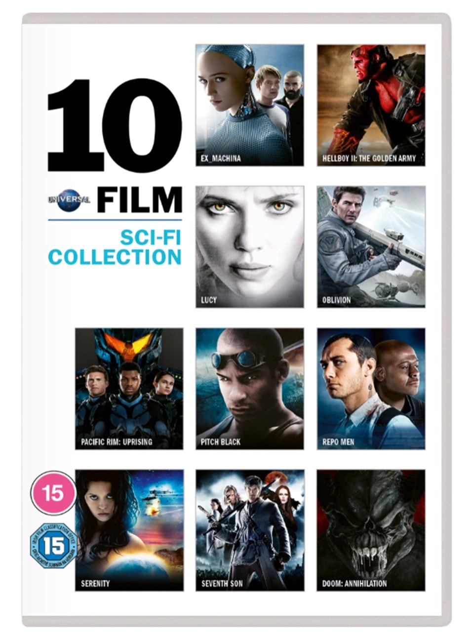 10 Film Sci-fi Collection | DVD Box Set | Free shipping over £20 | HMV ...