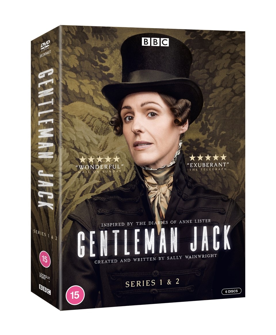 Gentleman Jack Series 1 and 2 DVD 2019 Drama TV Season HMV Store