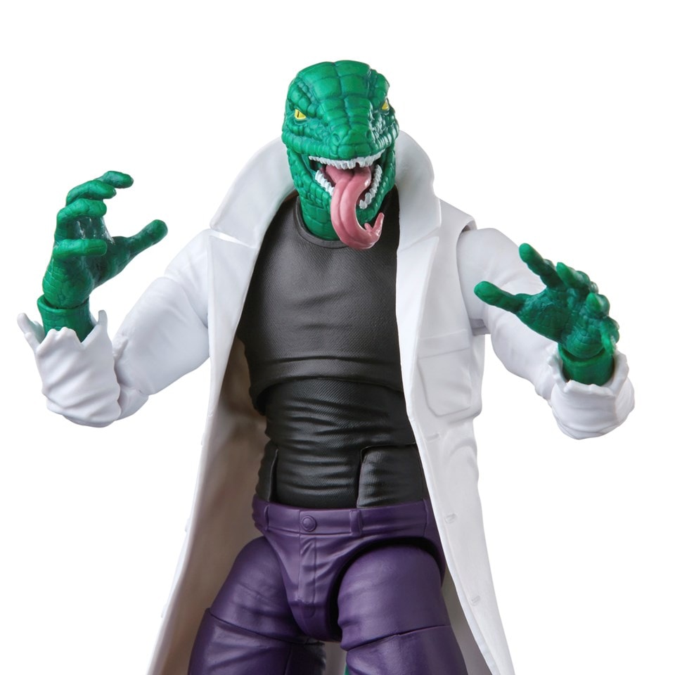 Marvel’s Lizard Hasbro Marvel Legends Series Spider-Man Retro Action ...