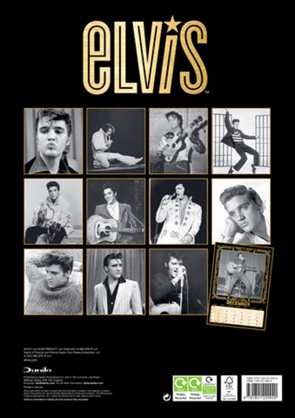 Elvis 2024 A3 Calendar Calendar Free shipping over £20 HMV Store