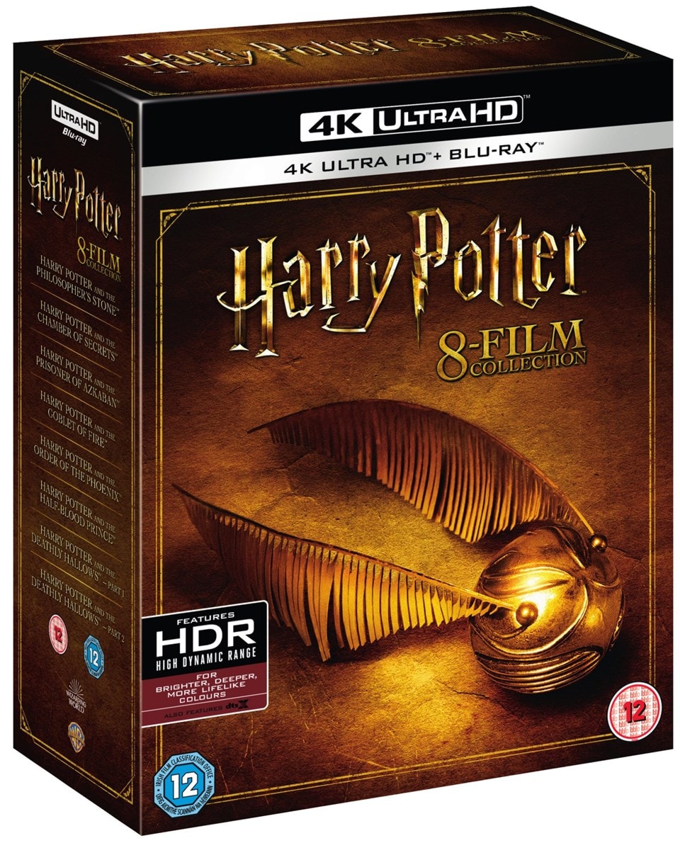 Harry Potter: Complete 8-film Collection | 4K Ultra HD Blu-ray | Free ...