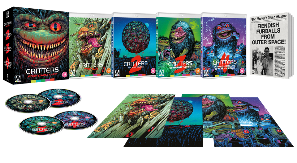 Critters: A Four Course Feast! Limited Edition | Blu-ray Box Set | Free ...
